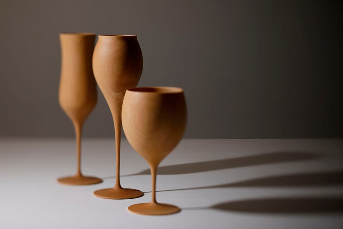 石川〈我戸幹男商店〉の漆器。〈我戸幹男商店〉は、1908年に石川県の山中温泉で創業。伝統的な山中漆器を作り続けている。