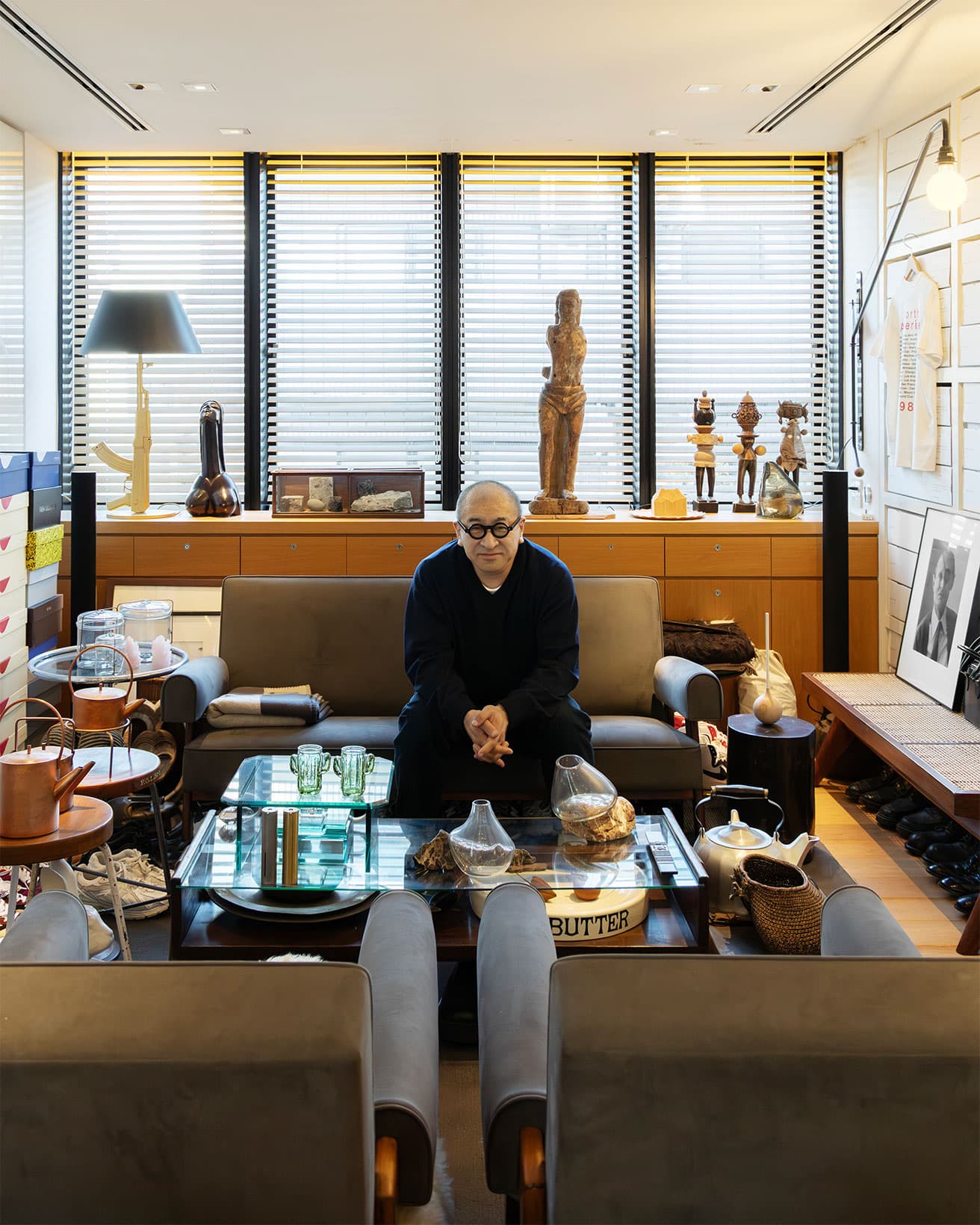 お気に入りを集めた社長室。 photo_Satoshi Nagare