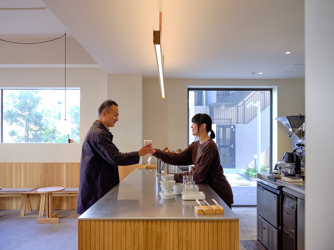 ドライブのお供にコーヒーを。