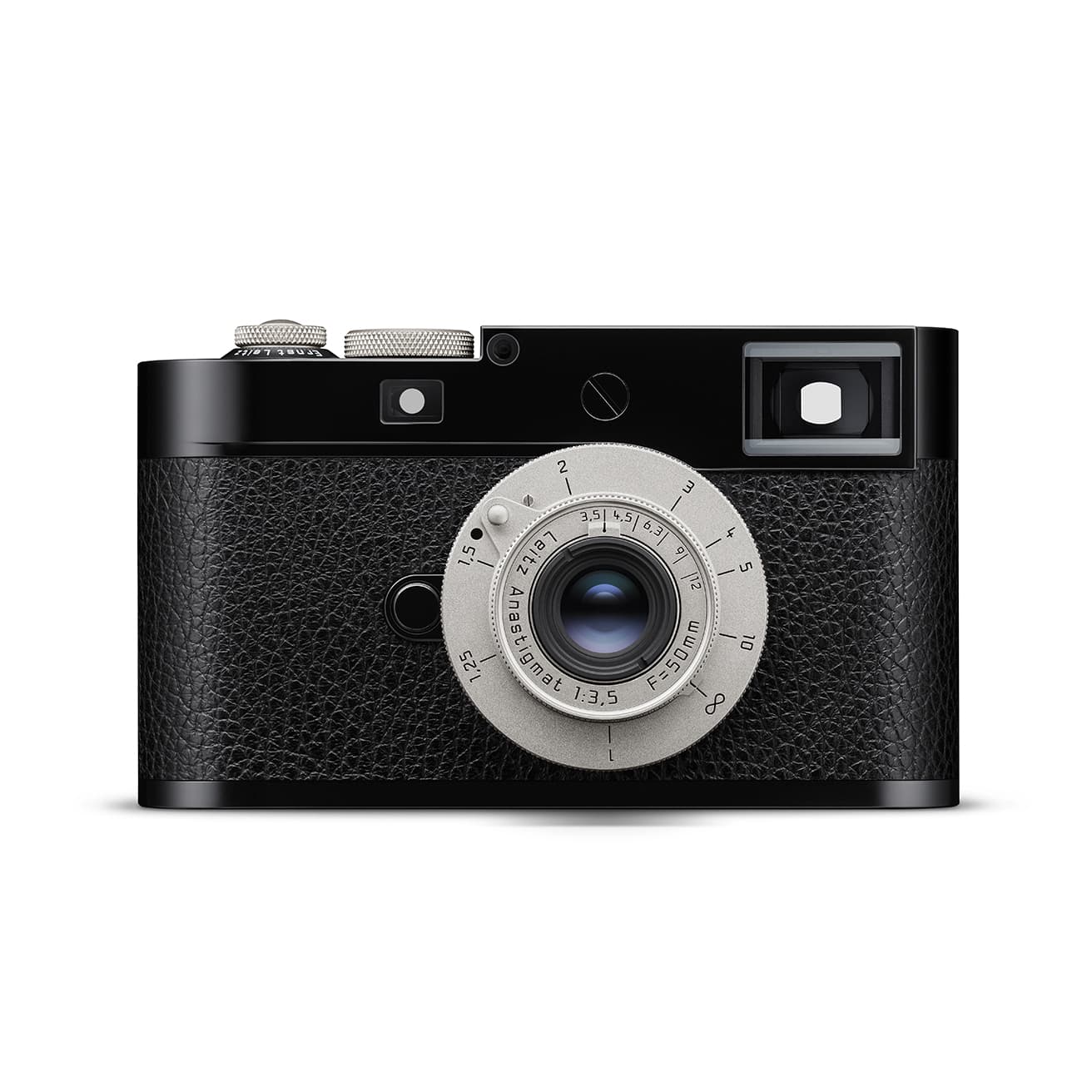《Leitz Anastigmat-M f3.5/50mm》レンズを装着した《ライカM11-D》特別限定モデル。