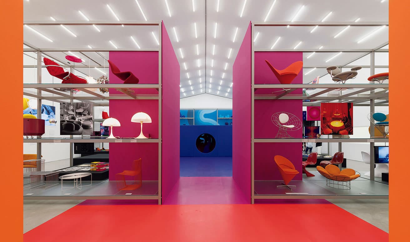 展示風景。(c) Verner Panton Design AG Photo: Vitra Design Museum / Franz Wamhof