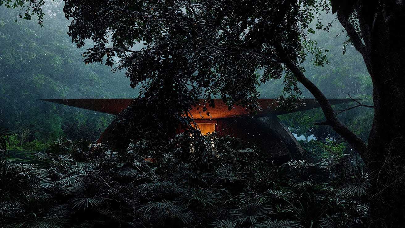 最優秀賞を獲得した《Sound of Rain》イメージ。オーストラリアを拠点とするスティーヴン・チューの作品。