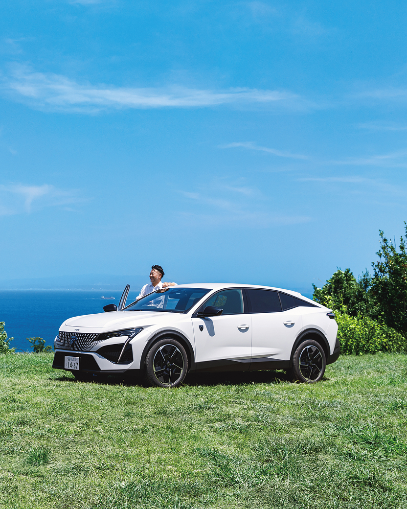 〈PEUGEOT 408 GT Hybrid〉で巡る、食材探しの旅。フレンチレストラン〈yaoyu〉が創作した、三浦半島を表す一皿とは?